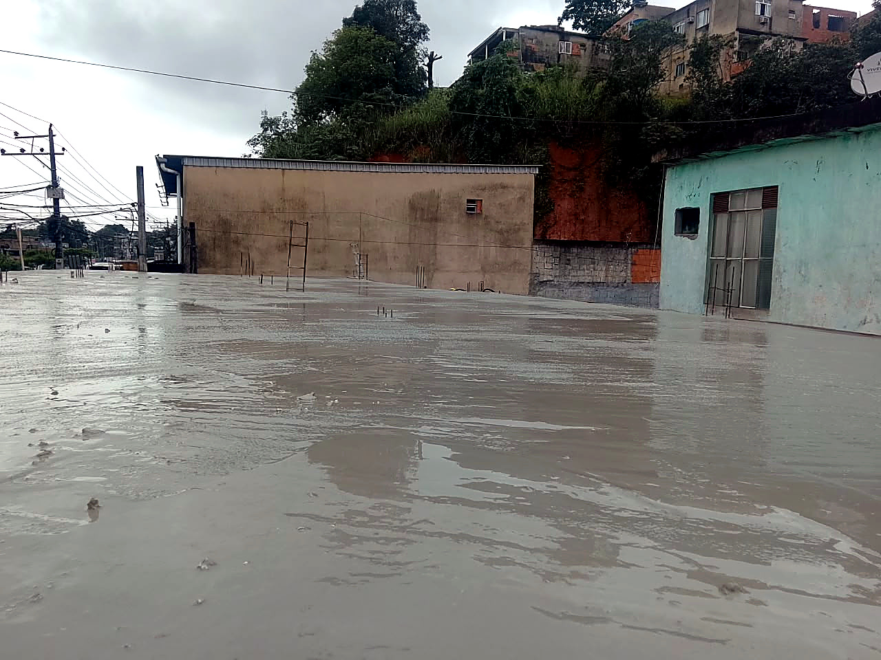 Laje concretada